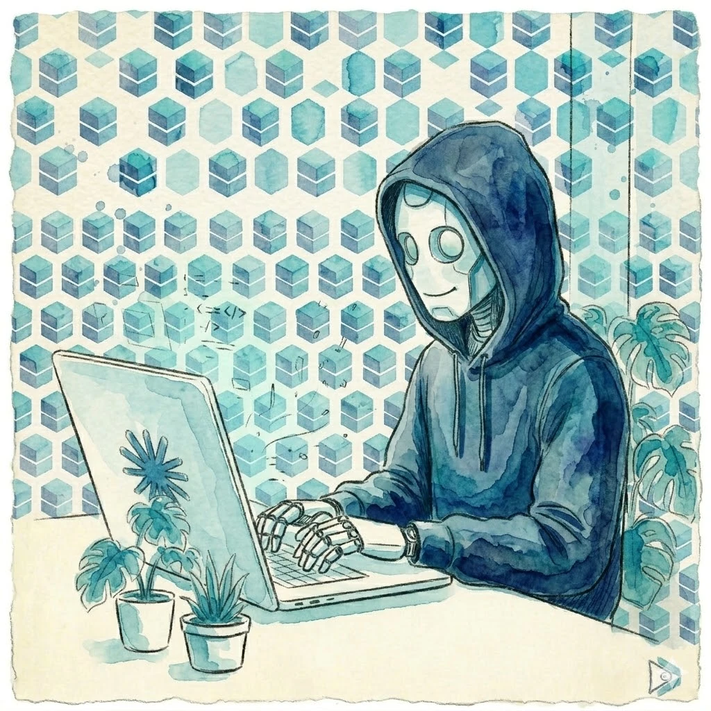 Illustration of Claude supporting IntegrateStack's research workflow