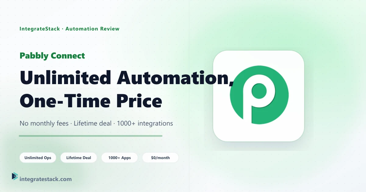 Pabbly Connect – Unlimited automation workflows with one-time pricing